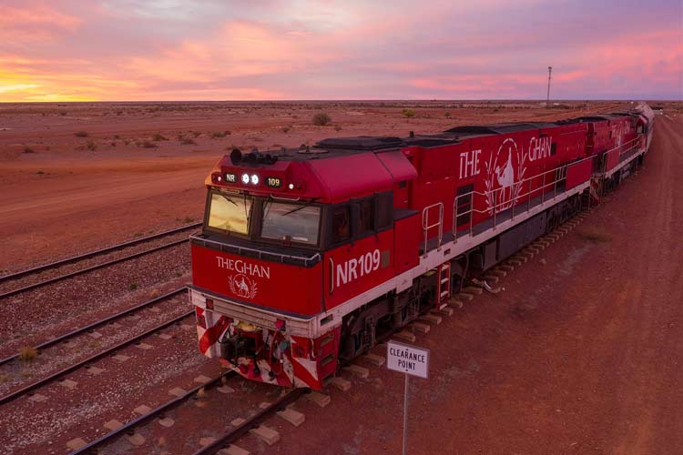 The Ghan - Einzigartige Zugreise im Outback Australiens